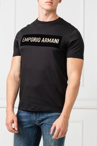 T-shirt regular - Noir - Emporio Armani