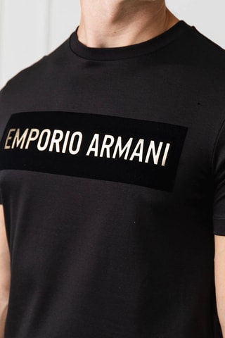 T-shirt regular - Noir - Emporio Armani