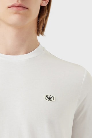 T-shirt regular - Blanc - Emporio Armani