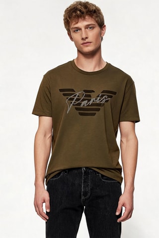 T-shirt - Kaki - Emporio Armani