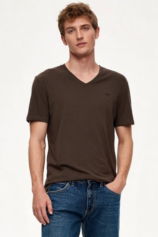 T-shirt - Marron - Emporio Armani