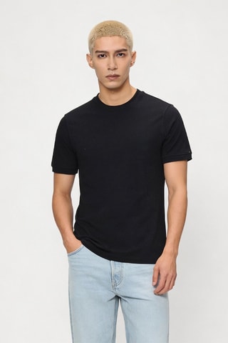 T-shirt regular - Noir - Emporio Armani