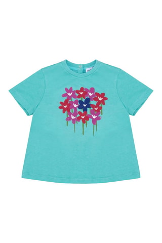 T-shirt - Turquoise - Emporio Armani