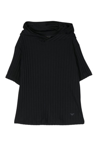 T-shirt à capuche - Noir - Emporio Armani