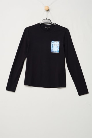 T-shirt - Bleu - Emporio Armani