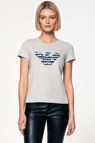 T-shirt - Gris chiné - Emporio Armani