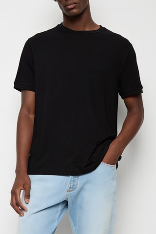 T-shirt regular - Noir - Emporio Armani