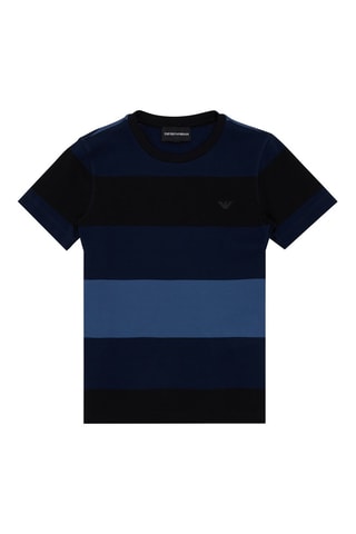 T-shirt - Bleu marine et noir