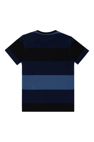 T-shirt - Bleu marine et noir