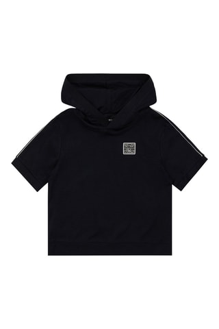 T-shirt à capuche - Bleu marine