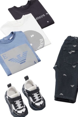 3 t-shirts - Blanc et bleu