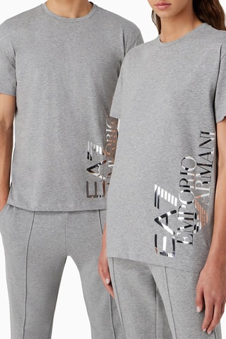 T-shirt - Gris clair chiné