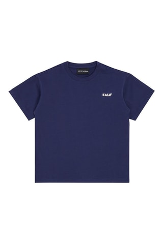 T-shirt - Bleu marine et blanc