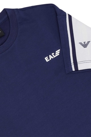 T-shirt - Bleu marine et blanc