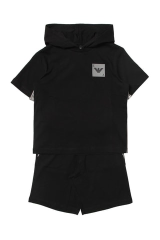 Sweat à capuche - Bleu marine - Emporio Armani