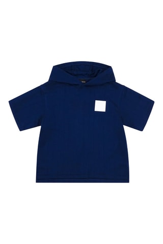Sweat à capuche - Bleu nuit - Emporio Armani