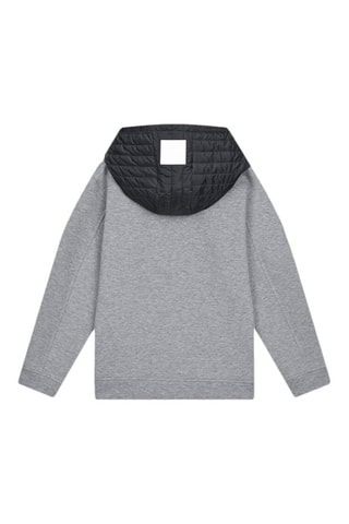 Sweat à capuche - Gris foncé chiné- Emporio Armani