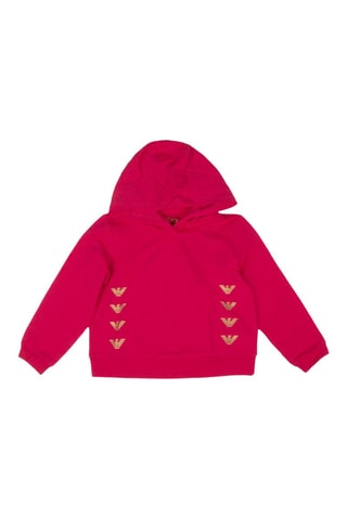 Sweat à capuche - Fuchsia - EA7
