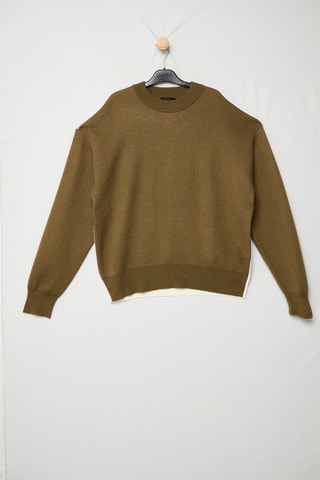Sweat en laine - Kaki - Emporio Armani