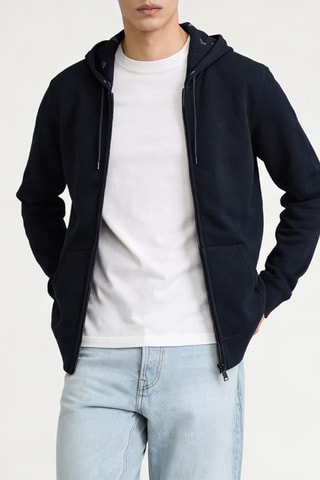 Sweat à capuche - Bleu marine - Emporio Armani