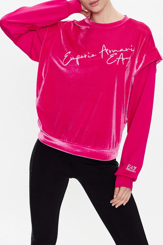 Sweat trompe-l’œil - Fuchsia