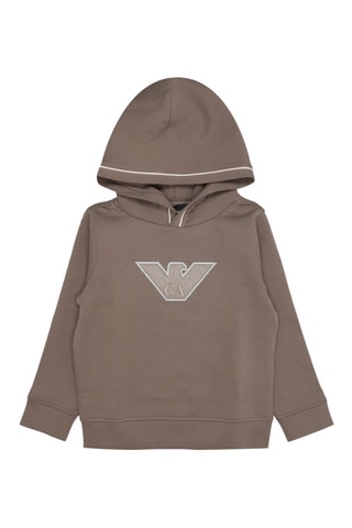 Sweat à capuche - Taupe - Emporio Armani