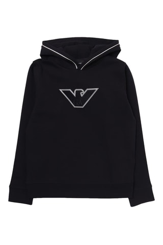 Sweat à capuche - Bleu marine - Emporio Armani