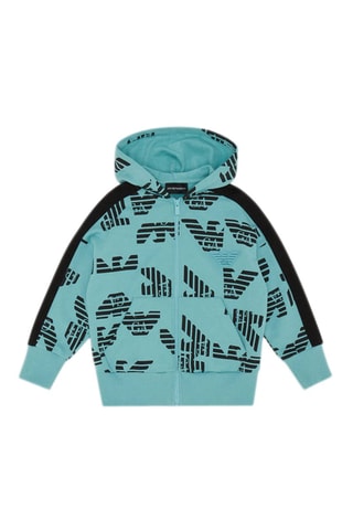 Sweat à capuche - Turquoise - Emporio Armani