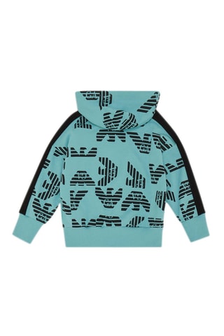 Sweat à capuche - Turquoise - Emporio Armani