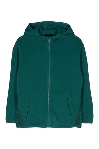 Sweat à capuche - Vert foncé - Emporio Armani