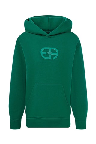 Sweat à capuche - Vert foncé - Emporio Armani