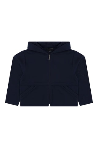 Sweat à capuche - Bleu marine - Emporio Armani