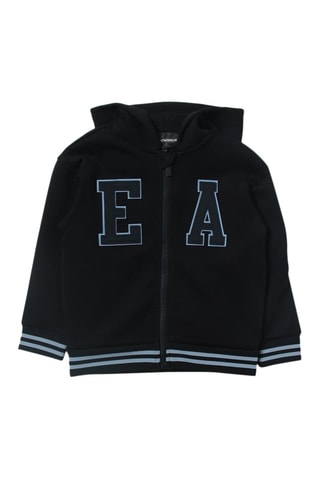 Sweat à capuche - Bleu - Emporio Armani