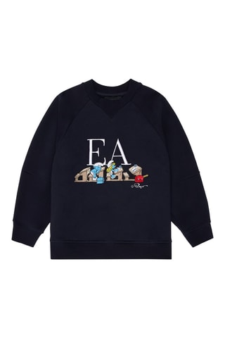 Sweat Les Schtroumpfs - Bleu marine