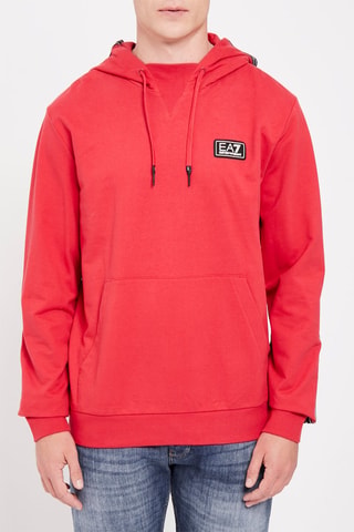 Sweat à capuche - Rouge