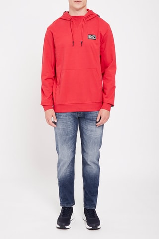 Sweat à capuche - Rouge
