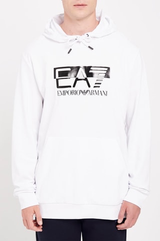 Sweat à capuche - Blanc - EA7