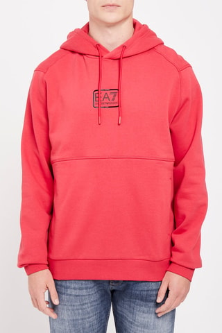 Sweat à capuche - Rouge
