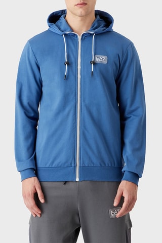 Sweat à capuche - Bleu cobalt