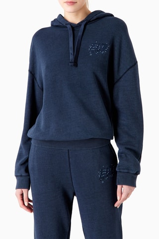 Sweat à capuche - Bleu marine