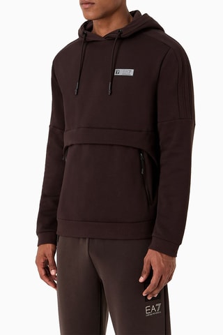 Sweat à capuche - Marron