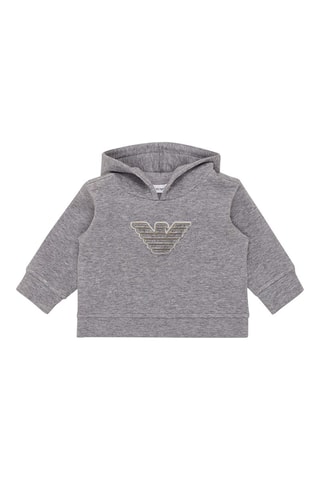 Sweat à capuche - Gris clair chiné