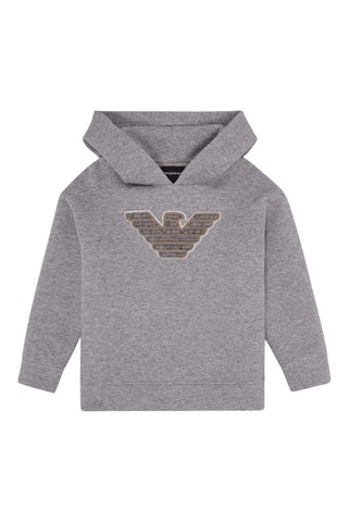 Sweat à capuche - Gris clair chiné