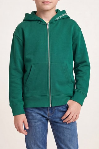 Sweat à capuche - Vert foncé