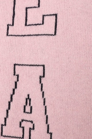 Bonnet et écharpe en laine - Rose - Emporio Armani