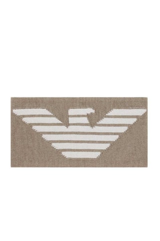 Bonnet et écharpe en laine - Beige - Emporio Armani
