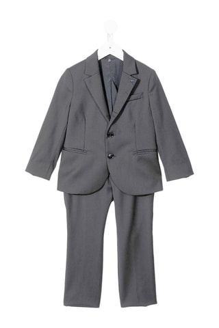 Veste et pantalon en laine vierge - Bleu - Veste et pantalon
