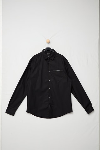 Chemise slim - Noir - Emporio Armani