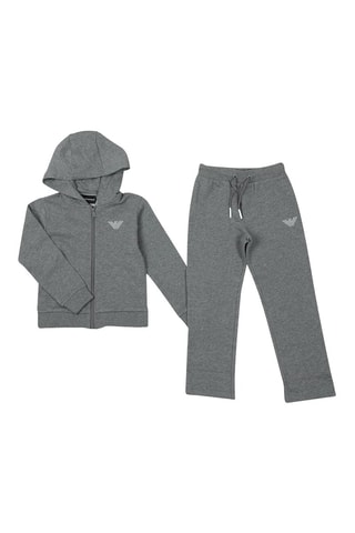 Sweat et pantalon - Gris clair chiné