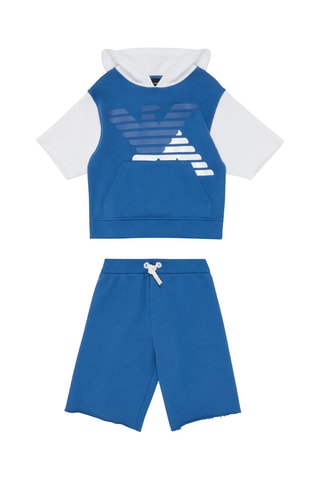 Sweat à capuche et pantalon - Bleu cobalt